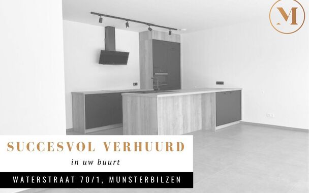 RUIM NIEUWBOUWAPP MET 2 SLK, RUIM TERRAS EN AUTOSTANDPLAATS TE MUNSTERBILZEN!

In dit splinternieuw, kleinschalig appartementencomplex, gelegen op de Waterstraat 70 vinden we dit prachtig, lichtrijk gelijkvloersappartement met 2 slaapkamers en ondergronds