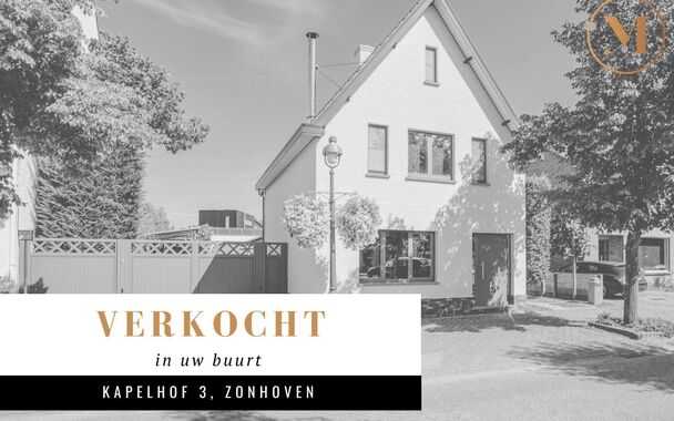 KWALITATIEVE OPEN BEBOUWING MET DRIE SLK, TWEE KEUKENS, RUIME GARAGE EN ZONNEPANELEN OP 6A71CA TE ZONHOVEN-CENTRUM!

Deze zeer kwalitatieve, goed onderhouden en praktisch ingedeelde woning vinden we terug aan het Kapelhof 3 op 1 minuut wandelen van het ce